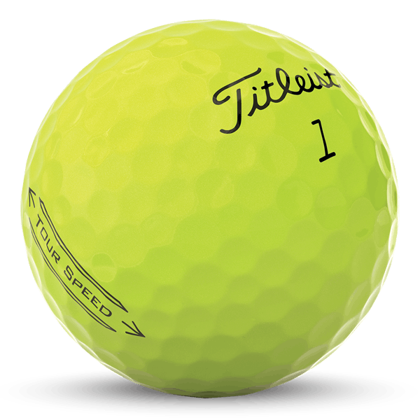 Titleist Tour Speed Yellow Golf Balls (12 Balls)