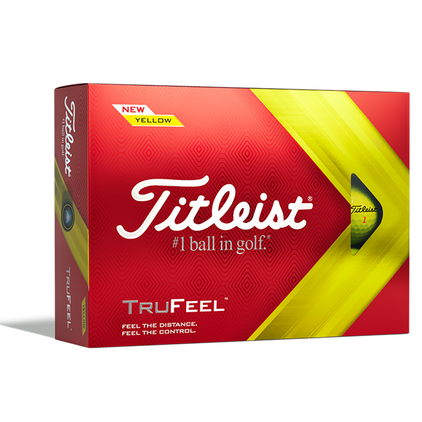 Titleist TruFeel Yellow Golf Balls (12 Balls) - Prior Gen