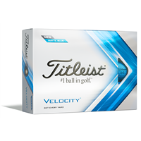 Titleist Velocity Matte Blue Golf Balls