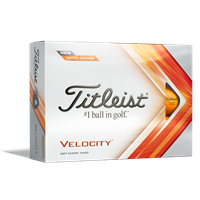 Titleist Velocity Matte Orange Golf Balls - Prior Gen