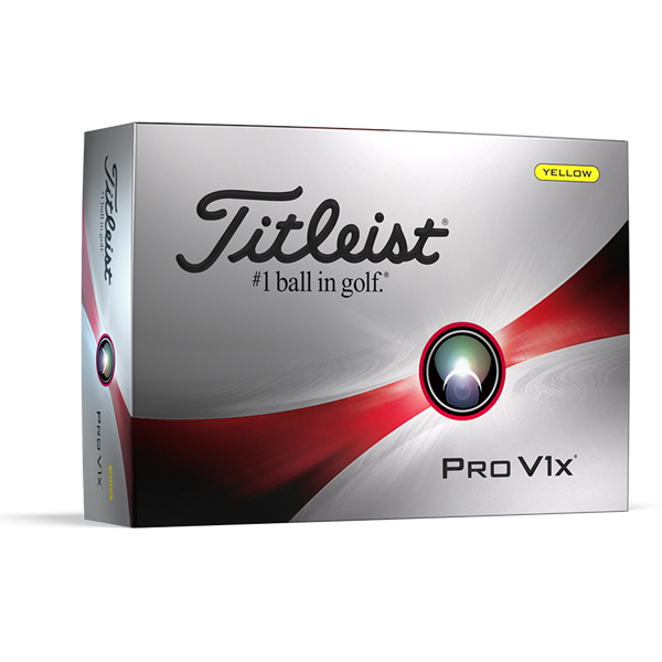 Titleist Pro V1x Yellow Golf Balls (12 Balls)