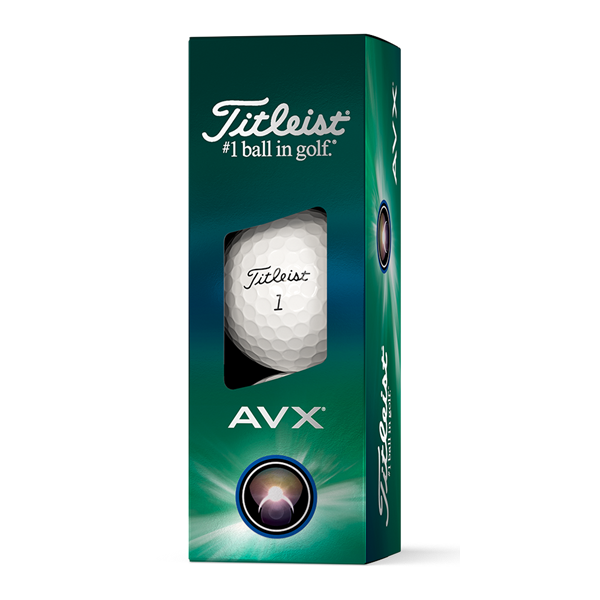 Titleist AVX White Golf Balls (12 Balls) 2024 - Golfonline