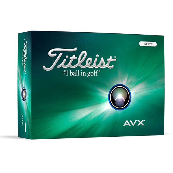 Titleist AVX White Golf Balls (12 Balls) 2024