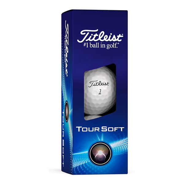 Titleist Tour Soft White Golf Balls (12 Balls) 2024 - Golfonline