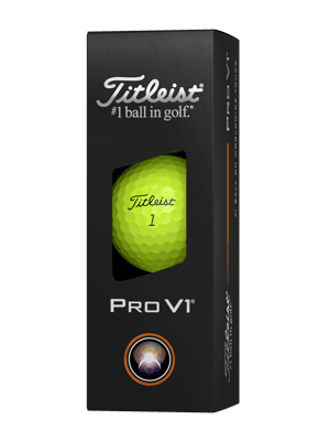 Titleist Pro V1 Yellow Golf Balls (12 Balls)