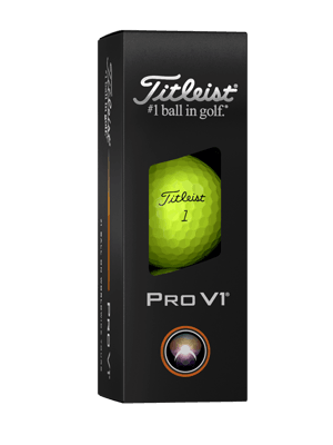 Titleist Pro V1 Yellow Golf Balls (12 Balls)