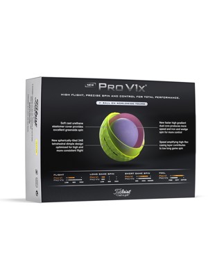 Titleist Pro V1x Yellow Golf Balls (12 Balls)