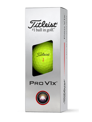 Titleist Pro V1x Yellow Golf Balls (12 Balls)