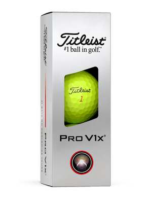 Titleist Pro V1x Yellow Golf Balls (12 Balls)