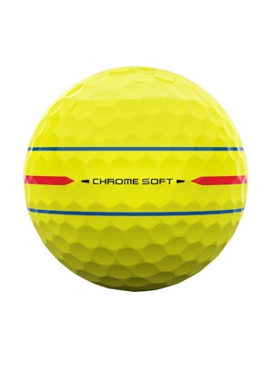 Callaway Chrome Soft 360 Triple Track Yellow Golf Balls (12 Balls)