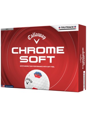 Callaway Chrome Soft TruTrack White Golf Balls (12 Balls)