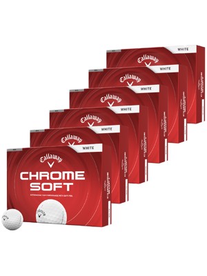 Callaway Chrome Soft White Golf Balls (72 Balls)