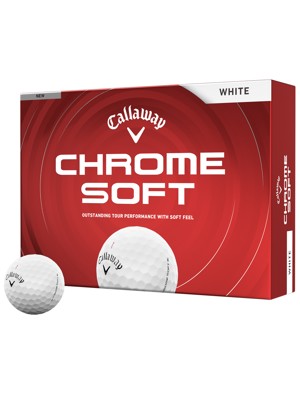 Callaway Chrome Soft White Golf Balls (12 Balls)
