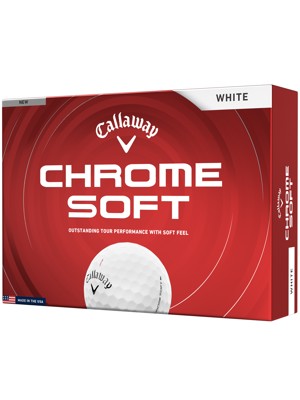 Callaway Chrome Soft White Golf Balls (12 Balls)