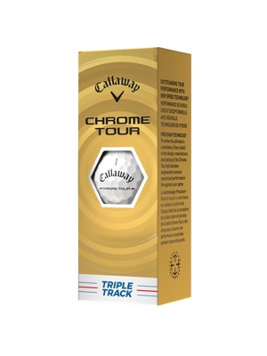 Callaway Chrome Tour Triple Track White Golf Balls (12 Balls)