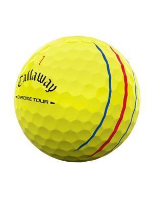 Callaway Chrome Tour Triple Track Yellow Golf Balls (12 Balls)