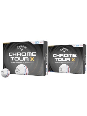 Callaway Chrome Tour X Triple Track White Golf Balls (24 Balls)