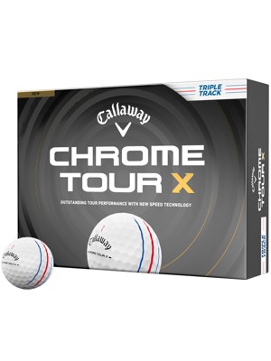 Callaway Chrome Tour X Triple Track White Golf Balls (24 Balls)