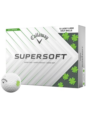 Limited Edition - Callaway SuperSoft Lucky Golf Balls (12 Balls)