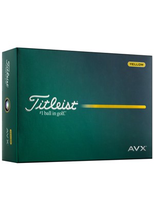 Titleist AVX Yellow Golf Balls (12 Balls)