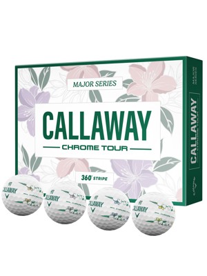 Limited Edition - Callaway Chrome Tour 2026 April Major Golf Balls (12 Balls)