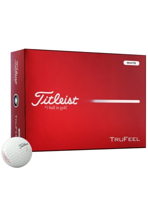 Titleist TruFeel White Golf Balls (12 Balls)
