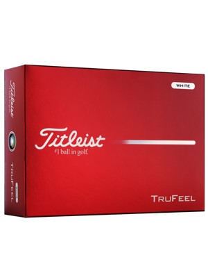 Titleist TruFeel White Golf Balls (12 Balls)