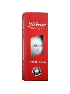 Titleist TruFeel White Golf Balls (12 Balls)