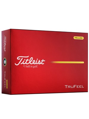 Titleist TruFeel Yellow Golf Balls (12 Balls)
