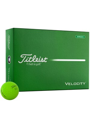 Titleist Velocity Green Golf Balls (12 Balls)