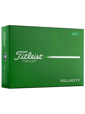 Titleist Velocity Green Golf Balls (12 Balls)