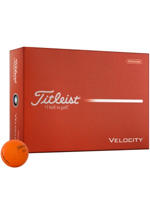 Titleist Velocity Orange Golf Balls (12 Balls)
