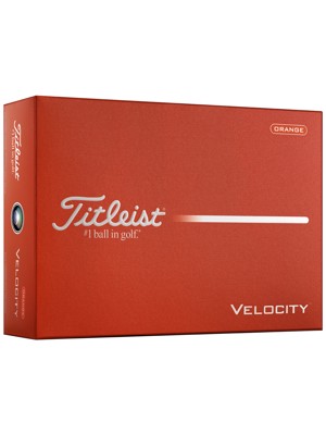 Titleist Velocity Orange Golf Balls (12 Balls)