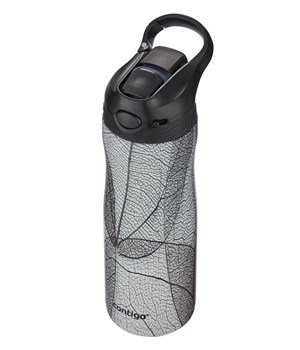 Contigo 20 oz AUTOSPOUT Straw Ashland Chill Stainless Steel Water Bottle,  Sandstone 