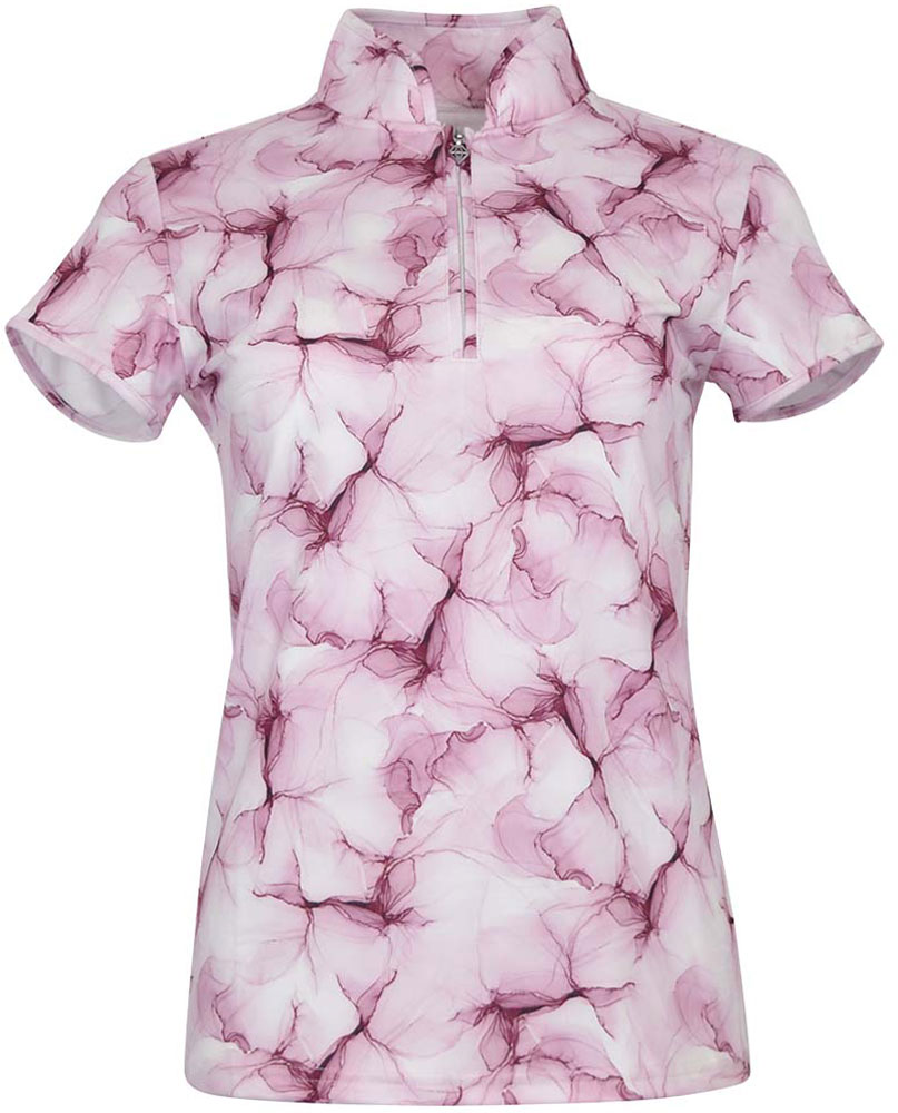 Pure Golf Ladies Skye Blossom Cap Sleeve Polo Shirt - Golfonline
