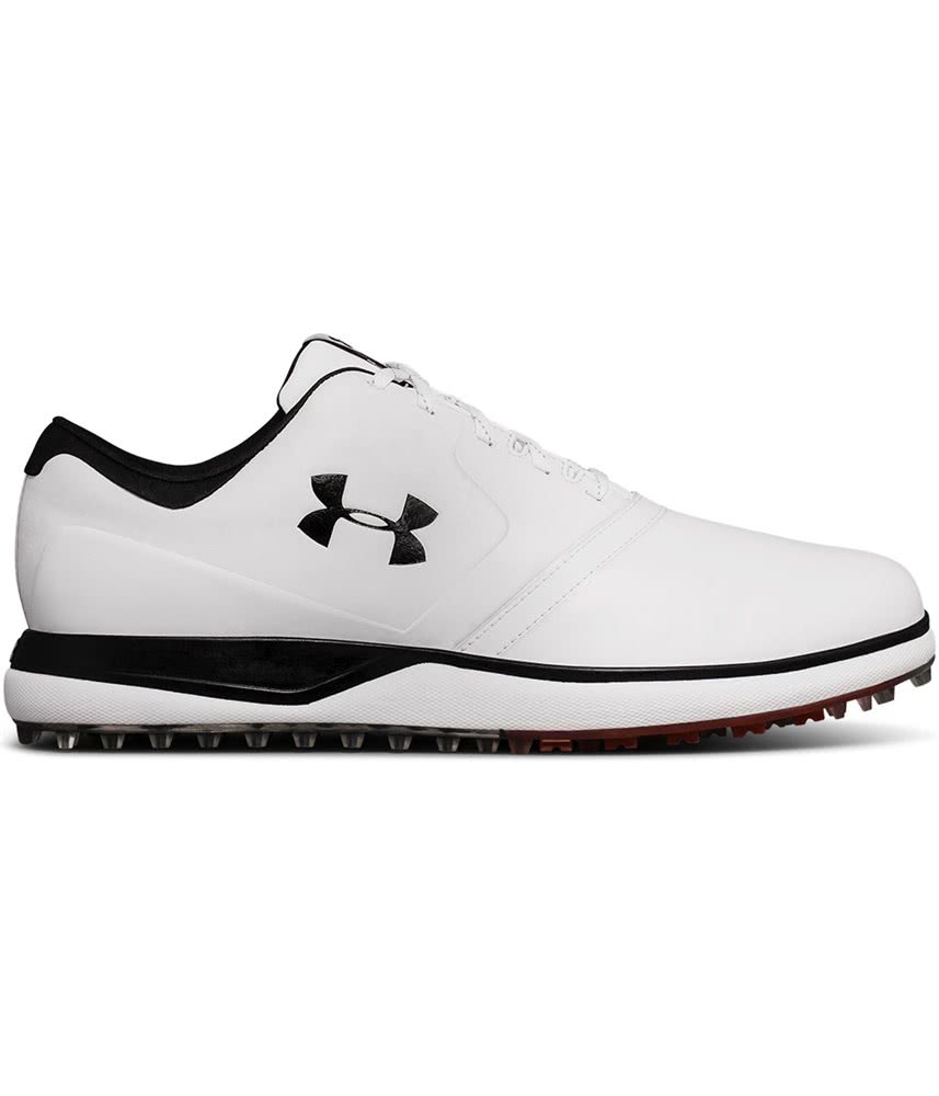 Under Armour Mens Performance SL Leather Spikeless Golf Shoes