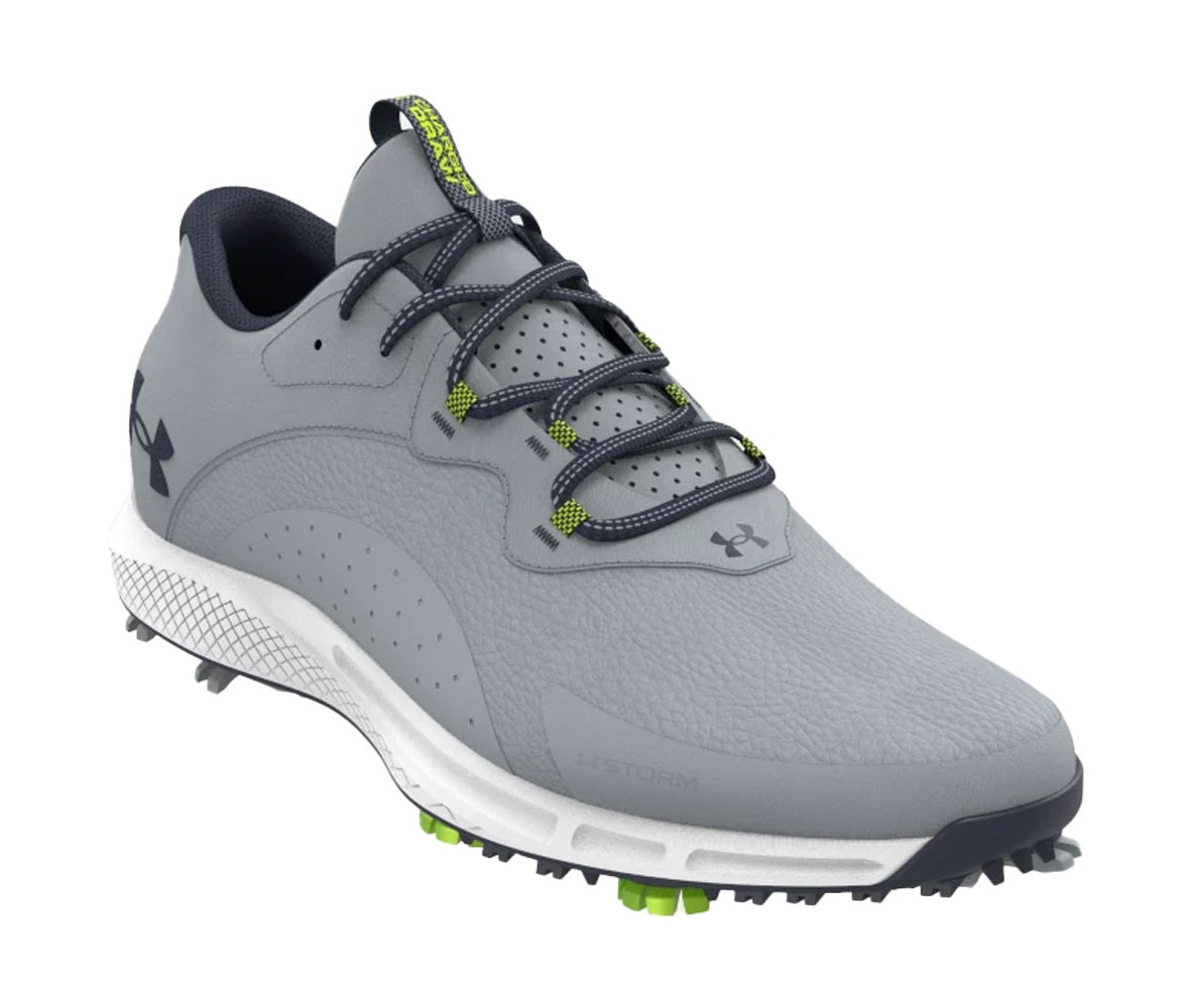 Under Armour Mens Charged Draw 2 RST Wide Spiked Golf Shoes