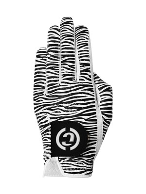 Duca Del Cosma Ladies Design Pro Zebra Cabretta/Synthetic Golf Glove