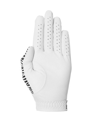 Duca Del Cosma Ladies Design Pro Zebra Cabretta/Synthetic Golf Glove