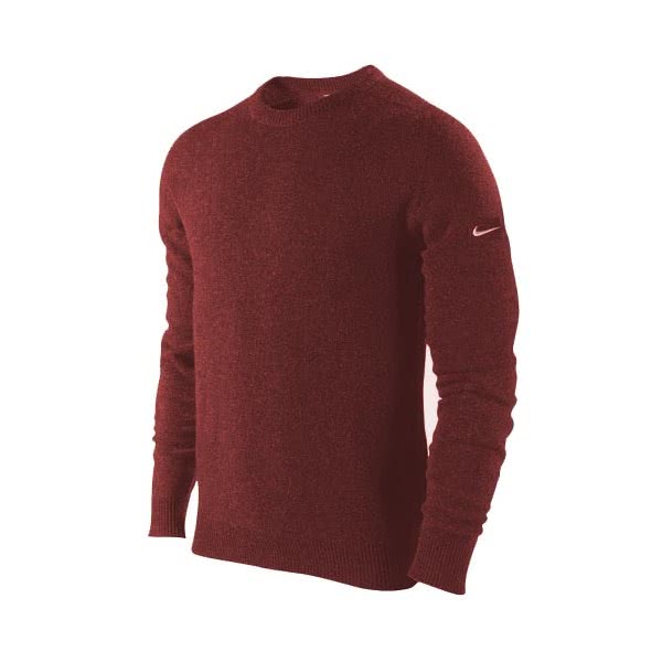 Nike Seamless Lambswool Crew Sweater Swoosh Left Sleeve