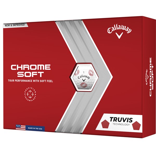Limited Edition - Callaway Chrome Soft Odyssey Swirl Golf Balls (12 Balls)