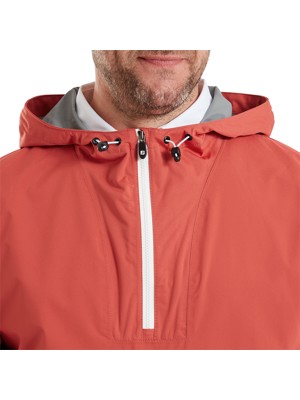 Footjoy Mens HydroLite X Hooded Waterproof 1/4 Zip Golf Jacket