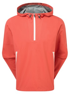 Footjoy Mens HydroLite X Hooded Waterproof 1/4 Zip Golf Jacket