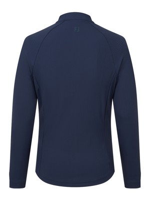 FootJoy Ladies Full Zip Rib Midlayer Pullover