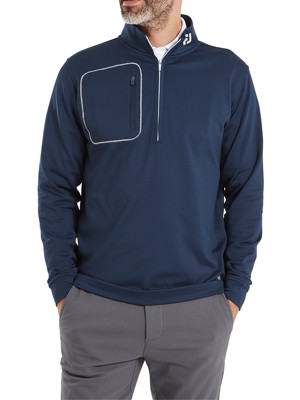 FootJoy Mens ThermoSeries Texture Midlayer Pullover