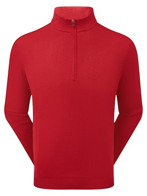 FootJoy Mens Drirelease Half-Zip Lined Pullover