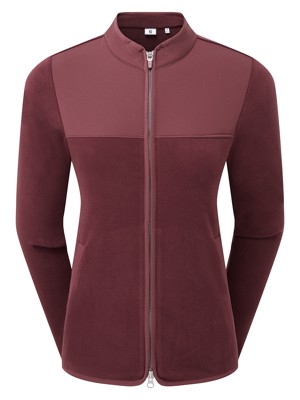 FootJoy Ladies MicroFleece Full-Zip Midlayer Pullover