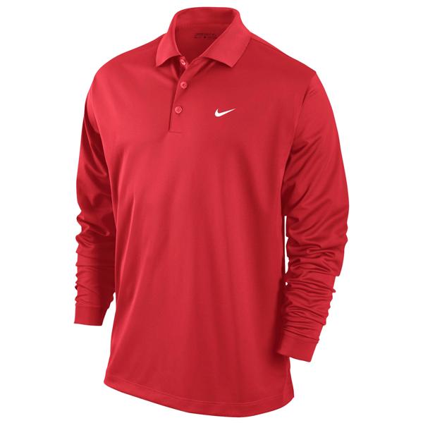 Nike Mens DriFit Stretch Tech Polo Shirt (Long Sleeve)
