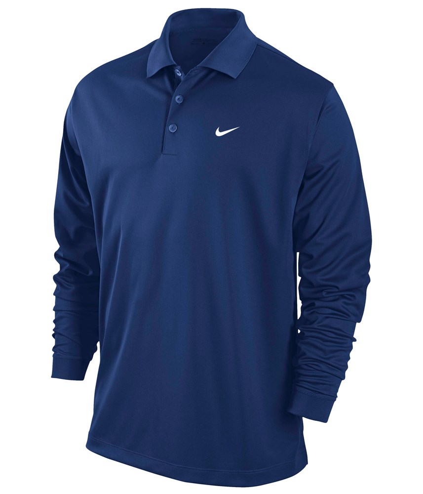 Nike Mens Dri-Fit Stretch Tech Polo Shirt (Long Sleeve) - Golfonline