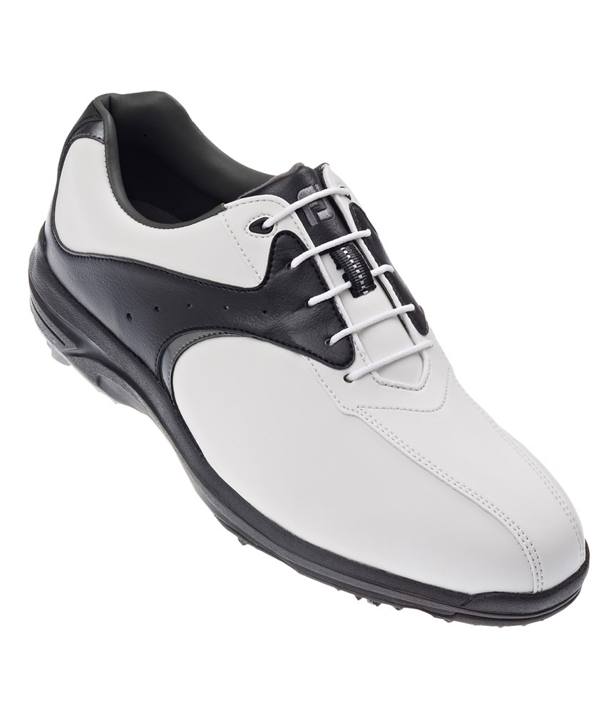 FootJoy Mens GreenJoys Golf Shoes (White/Black/Silver) 2013